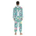 thumbnail image 4 of FORMRS Onesies Pajama for Adults Unisex Hoodie Winter Jumpsuit One Piece Sleepwear, Sizes S-2XL, Cartoon Easter Bunny, 4 of 7