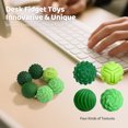 thumbnail image 6 of Magnetic Fidget Balls 6 Pack - Soft Silicone Sensory Toys for Teens & Adults - Silent Stress Relief, 6 of 8