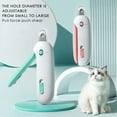 Gravitational Push Cat Nail Clipper Adjustable Round Hole Small Blind