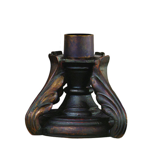 Outdoor Post Light Accessories With Distressed Copper Finish Cast