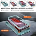 thumbnail image 3 of REQO Phone Case for Google Pixel 9A Case with with Slide Camera Cover | 2 Pack Screen Protector, Build in 360° Rotating Ring Kickstand, Military Grade Shockproof Protective, 3 of 7