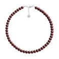 thumbnail image 1 of Collar Perlas de Cristal Austriacas Zvezda Plata 0.925 Mujer vino Unitalla, 1 of 3