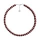 thumbnail image 1 of Collar Perlas de Cristal Austriacas Zvezda Plata 0.925 Mujer vino Unitalla, 1 of 3