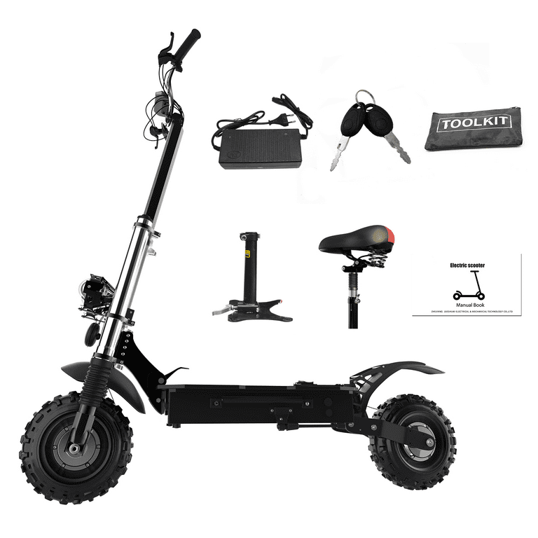 JUEXING 72V 6000W E-Scooter, 45-50 MPH, 50 Miles Range, Off