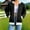 Black, variant on Women's Long Sleeve Bomber Jacket Trendy Preppy Zip Up Coat with Pockets Fall Winter Casual Outerwear