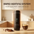 thumbnail image 3 of Doulami Rechargeable Cordless Portable Coffee Maker for Travel & Camping, Espresso Machine for Ground Coffee & NS Capsules, Battery Operated for RV, Hiking, Office, 3 of 10