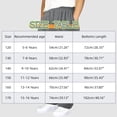 thumbnail image 6 of Boys School Uniform Pants,Boys Baggy Sweatpants With Pockets Straight Leg Elastic Waist Open Bottom Sweat Pant Back To School Uniform Pants Dark Green 140, 6 of 8