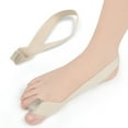 thumbnail image 6 of fankhu Unisex Foot Hallux Valgus Pull Strap Daily Wear for Foot Supplies (Champagne L), 6 of 9