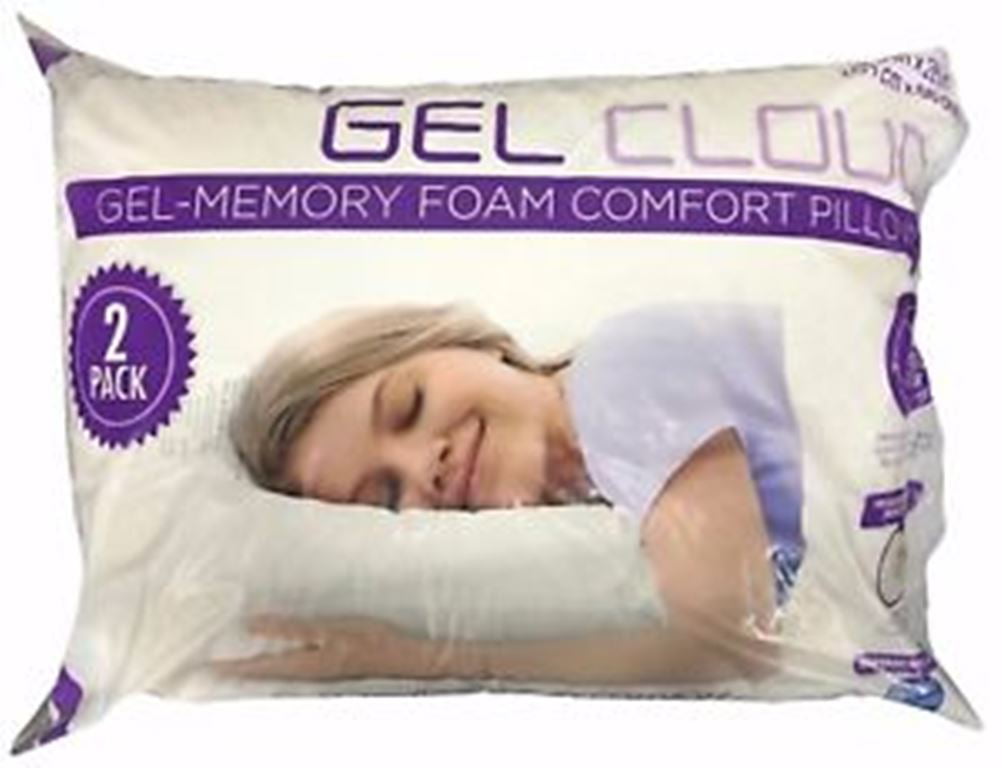 gel cloud memory foam pillow