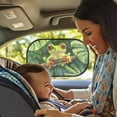 thumbnail image 2 of KUIFORTI Car Window Shades, Cling Car Sun Shade for Rear Window and Side Window, 2 Pack Stretchable Car Window Screens, Adjustable Window Cover, Frog, 2 of 6