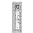 thumbnail image 2 of ArtToFrames 4" x 26" Platinum Baroque Luxe Picture Frame, 4x26 inch Silver Wood Poster Frame (WOM-5265),  Pack, 2 of 7