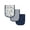 Blue, variant on Gerber Baby Boy Burp Cloths, 3-Pack