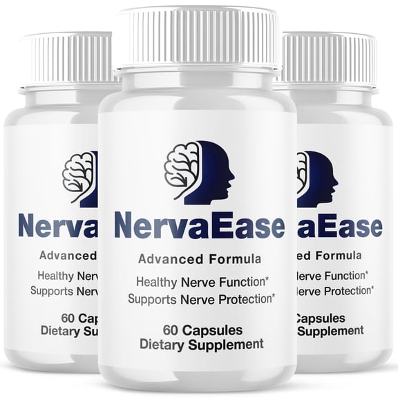 NervaEase Advanced Nerve Health Support Pills Natural Vitamin Supplement Nerva Ease 180 Capsules