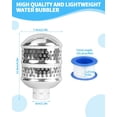 thumbnail image 2 of 1 Set Bubbler Sprinkler Heads, 3/4 Inch Internal Thread Rustproof Aluminum Diffuser Flood Nozzle for Yard, Vegetable Garden, Soaker Sprinkler with 40 Inch Tape, 2 of 7