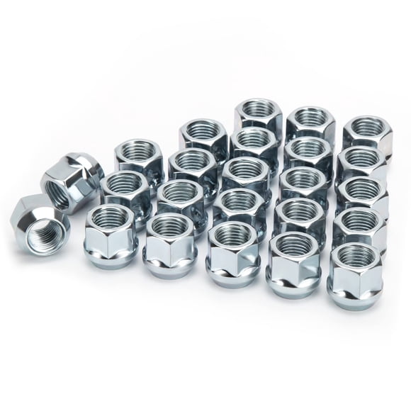 Tuercas de rueda KSP M14X1.5 con extremo abierto Acorn Bulge, 24 unidades