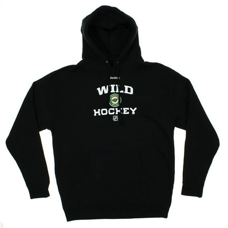 - Reebok NHL Men's Minnesota Wild Logo Crest Basic Pullover Fleece Hoodie