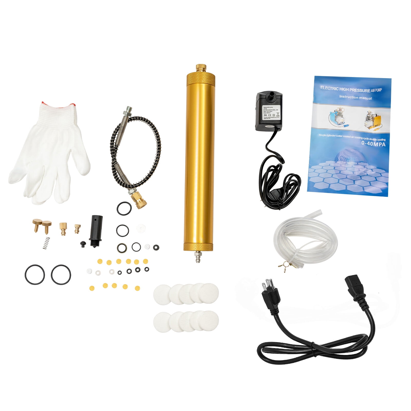 30MPA Electric Air Compressor Diving Pump - High Pressure Water-Cooled
