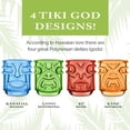 thumbnail image 4 of Final Touch Tiki Tumblers Set of 4 Tumblers, Colors, Multicolored, 4 of 7