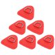 thumbnail image 1 of 6 Piezas D Anillo Parche PVC Inoxidable Acero Triángulo Forma Rojo para Kayak, 1 of 1