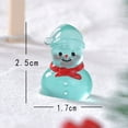thumbnail image 2 of Glow In The Dark Snowman Ornament, Christmas Snowman Decor, Cute Glowing Snowman Desktop Decoration for Home Office Party, Small Resin Snow Scene Figurine with Light Up Effect, 2 of 5