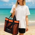 thumbnail image 4 of 2-in-1 Mesh Beach Bag Large Pool Handbags Lightweight Waterproof Women Mesh Tote for Swimming Pool Travel Work, 4 of 8