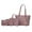 BM Dusty Pink, variant on Lippa Women's Tote Bag, Small Tote Handbag, Pouch Purse & Wristlet Wallet, Signature Handbag 4 pcs set by Mia K