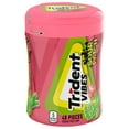 thumbnail image 3 of Trident Vibes Sour Patch Kids Sugar Free Gum, Watermelon, Regular Size, 40 Piece Bottle, 3 of 11