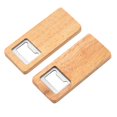 thumbnail image 4 of 20 piezas abridor de botellas de cerveza de madera con mango de madera sacacorchos abridor de acero inoxidable accesorios de cocina para bar regalo, 4 of 8