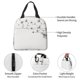 thumbnail image 4 of Fotbe Dandelion Blowing In The Wind Bolsa Térmica con Estampado y Forro de Aluminio Grueso Bolsa de Almuerzo con Bolsillo Frontal para Hombres y Mujeres, Ideal para Trabajo, Escuela, 4 of 8