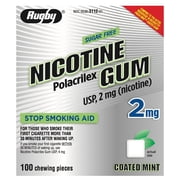 NICOTINE GUM 2 MG MINT RUG