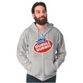 thumbnail image 5 of Vintage Dubble Bubble Gum Double Logo Zip Up Hoodie Men's Women's Brisco Brands S, 5 of 6
