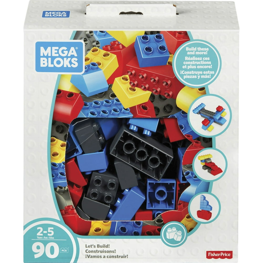 Mega Bloks, MBLFLY44, Let's Build! Building Blocks Set, 1 Each, Assorted - Walmart.com - Walmart.com