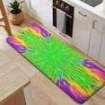 thumbnail image 5 of Colorful Tie Dye Star Flower Pattern Kitchen Rug Mat,Kitchen Runner Rugs Non Skid Washable,Decorative Kitchen Floor Mats for Kitchen,Sink,Laundry,17"x47.2", 5 of 7