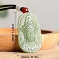thumbnail image 5 of GenuineJade Kwan Yin Guan Yin Goddess Of Mercy Bodhisattva Amulet Necklace(Certificate), 5 of 6
