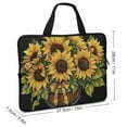 thumbnail image 2 of JRXY Sunflowers Diving Fabric Laptop Sleeve Carrying Bag Computer Protect Case 15inch, 2 of 5