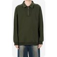 thumbnail image 4 of toraway Robe Sweatshirt Surdimensionnée Verte Hiver Mens Automne and Chemise Ouverte Sans Capuche Sweatshirt Décontractée Col à Revers Manches Longues Sans Capuche Sweatshirt TG, 4 of 4