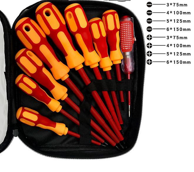 Screwdriver set Multifunctional insulated screwdriver 9 pcs