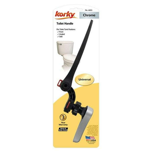 Korky 4007425 Strongarm Toilet Handle for Universal - Chrome