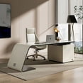 thumbnail image 4 of Drafting Modern Desk Table Drawer Meeting Organizer Reception Study Table Writing Escritorios De Ordenador Modern Furniture My Lux Decor Round, 4 of 15