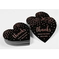 thumbnail image 4 of Inkdotpot Real Rose Gold Foil Thanks From The New Wedding Tags Favor Hang Paper Tags 50 Pieces, 4 of 6