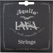 Aquila Lava Soprano Ukulele String Set Low G Tuning LAVA Series (Black) Soprano Low-G