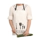 thumbnail image 1 of Hombres Mujeres Algodón Cocinar Delantales con cuello halter Sin mangas Restaurante Barbacoa Babero Cocina Tenedor Cuchara Delantales Noticed JJ9320-01, 1 of 7