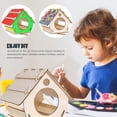 Curated visual reference: Gallery Detail: Wooden Bird Feeder Hanging Outdoor Bird Cage Feeder DIY Assembled