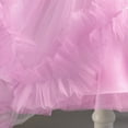 thumbnail image 5 of Vividxx Dress For Girls Removable Train Puff Skirt Formal Performance Gown Elegant Dress For Party Dress For Kids Solid Color Toddler O-Neck Stylish Dailywear, 5 of 9
