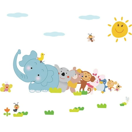 FanShow Kids Cartoon Animal Print Wall Sticker Baby Love Elephant Monkey Animal Zoo,1set | Walmart Canada FanShow Kids Cartoon Animal Print Wall Sticker Baby Love Elephant Monkey Animal Zoo,1set | Walmart Canada