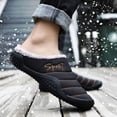 thumbnail image 1 of Zapatillas impermeables antideslizantes de felpa para hombre, además de terciopelo, cálidas, de algodón para el hogar Wmkox8yii 123q283, 1 of 8