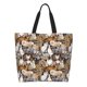 thumbnail image 1 of Balery Cut Cats Bolsa Tote Estilo Estético con Cremalleras, Bolsa de Hombro, Bolsa de Compras Grande y Plegable, 1 of 8