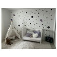 thumbnail image 4 of Purple Polka Dot Wall Decals Girls Room Decor Stickers, Wall Dots Circle Kids Room, Dark & Light Purple (42) Dots-1"-6.5", 4 of 7