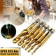 thumbnail image 5 of Eigraketly 6 unids/set juego de brocas compuestas herramienta de perforación de brocas de tornillo en espiral con rosca de vástago de 1/4 Artesanía, 5 of 6