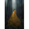 thumbnail image 2 of Appleproject, Afiez 11x14 White Modern Wood Framed Museum Art Print Titled - stand here, 2 of 4